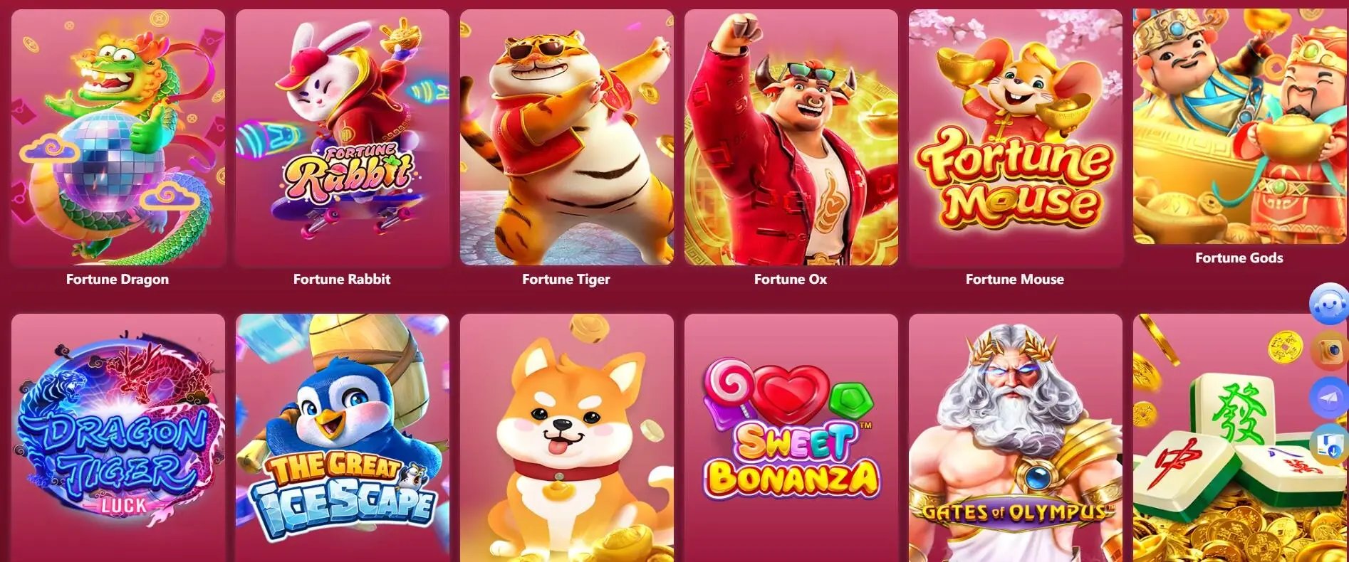 Warm-toned be 1 Game Lobby layout with category sorting and easy browsing